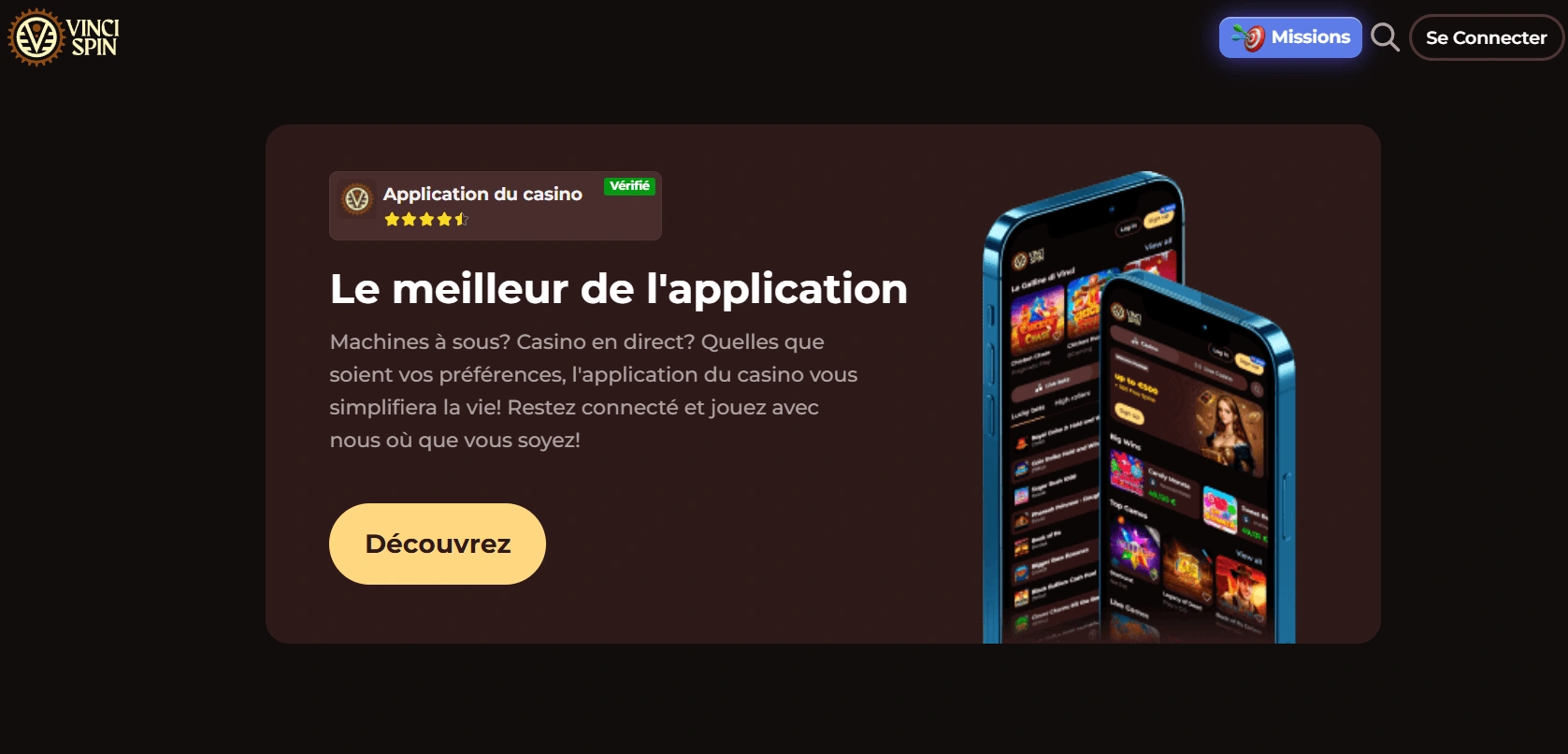 Accès mobile aux nouveaux casinos